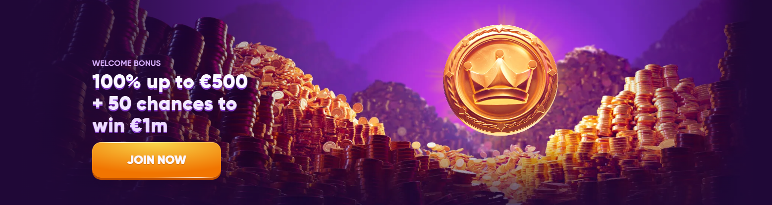 Kingmaker Willkommensbonus – 100% bis 500€ plus Chancen auf 1 Mio €